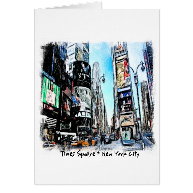 Tider kvadrerar hälsningskort (Framsidan)