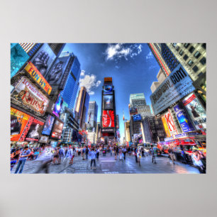 Tider kvadrerar - New York City Poster
