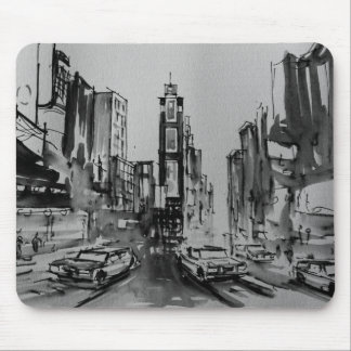 Tider kvadrerar New York Mousepad Musmatta