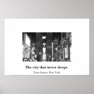 Tider kvadrerar, NY Poster