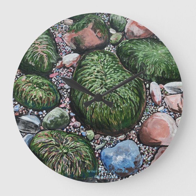 Tider ut utkanten av Sten liggande Stor Klocka (Framsida)