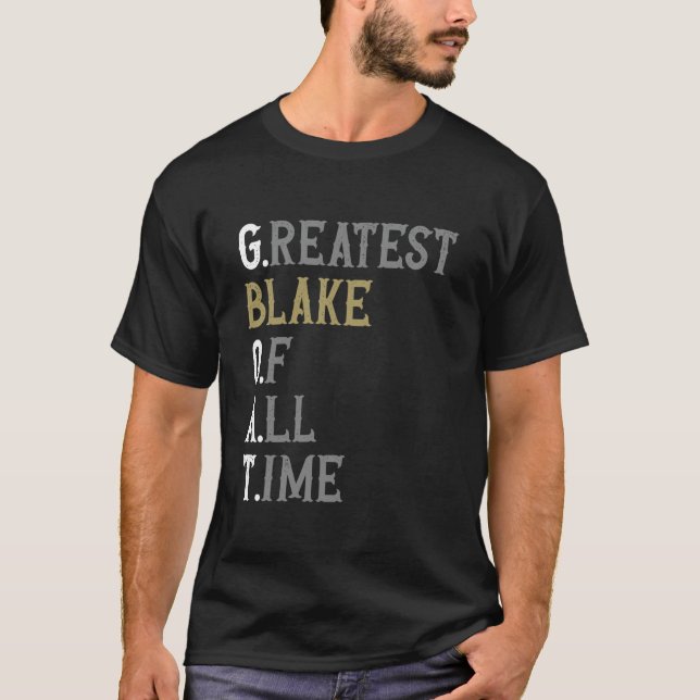 Tidernas största Blake  GOAT  Blake T Shirt (Framsida)