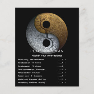 Tides of Balance Yin Yang Design Flygblad