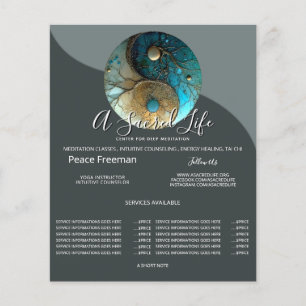 Tides of Balance   Yin Yang Design Flygblad