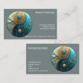 Tides of Balance | Yin Yang Design Visitkort