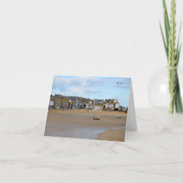 Tides ut St Ives Cornwall England Kort