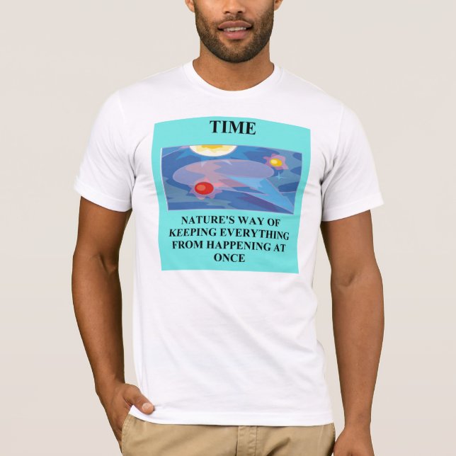 tidfysikskämt tee (Framsida)