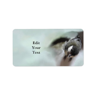 Tidi my Bird the Parus Major Adressetikett