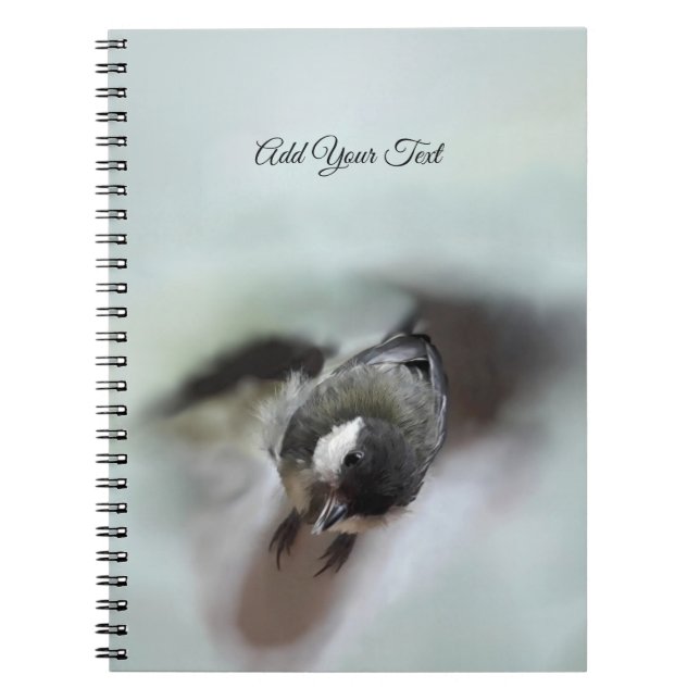 Tidi my Bird the Parus Major Anteckningsbok (Framsidan)