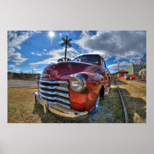 Tidig 50-talChevy lastbil Poster
