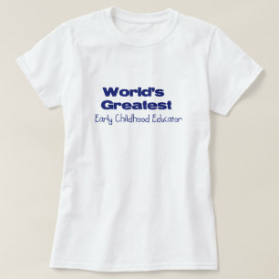 Tidig barndomutbildare t-shirt