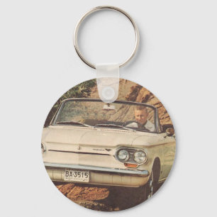 Tidig Corvair cabriolet Nyckelring