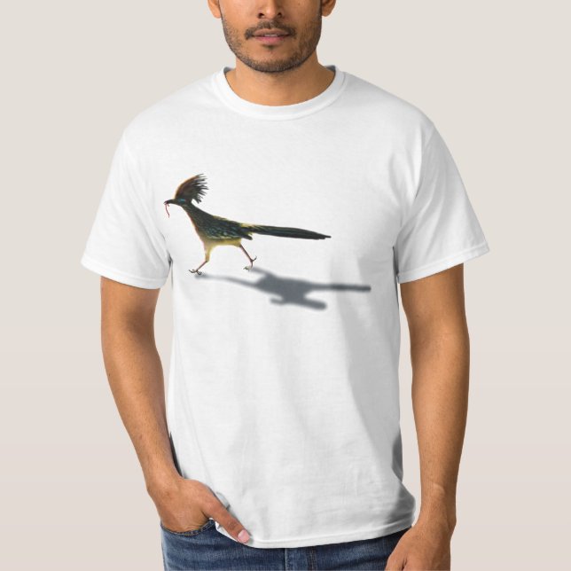 Tidig fågel, ljus skjorta t shirt (Framsida)
