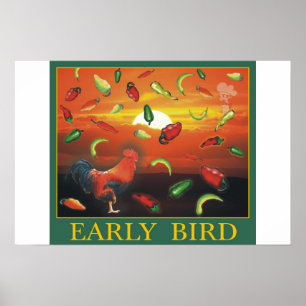 Tidig fågel poster
