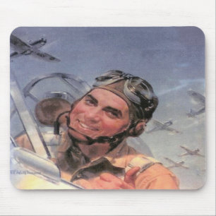 Tidig flygare Mousepad Musmatta