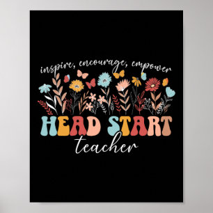 Tidig Head Start-lärare Värdesättning Head Start T Poster