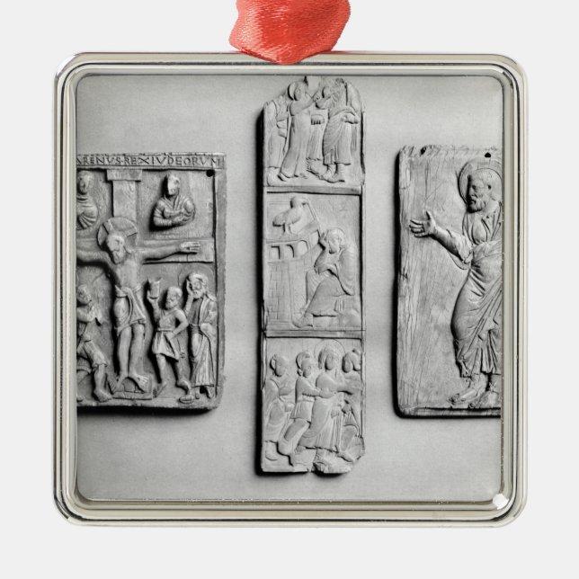 Tidig kristen gaddar julgransprydnad metall (Framsidan)