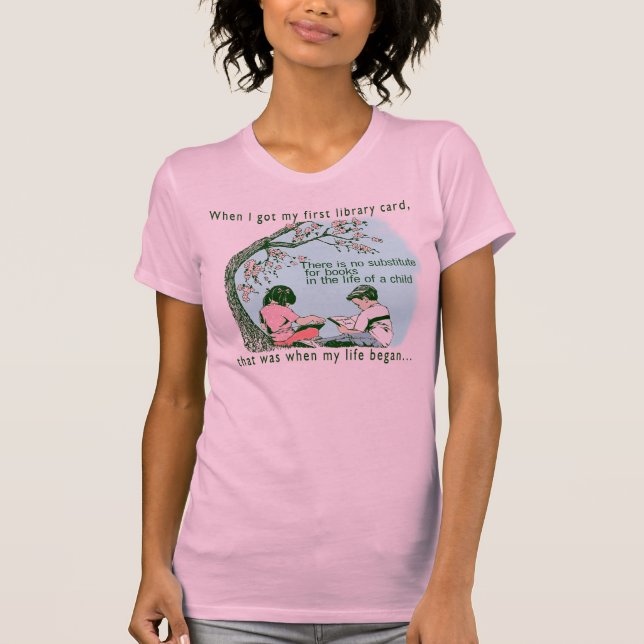 Tidig läsning t shirt (Framsida)