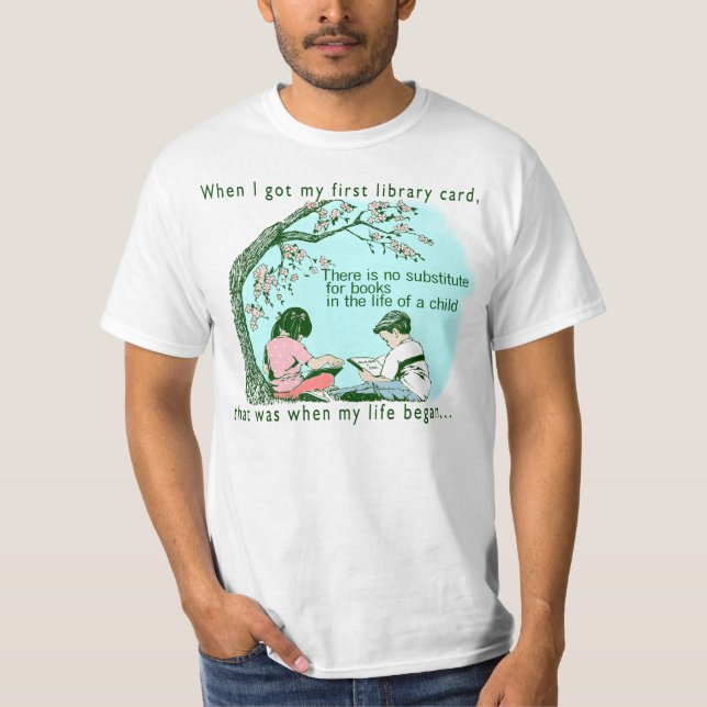 Tidig läsning tee shirt (Framsida)