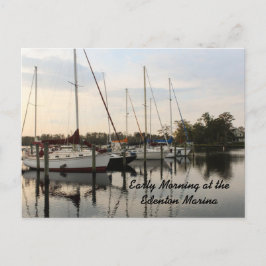 Tidig morgon vid Edentons Marina Vykort