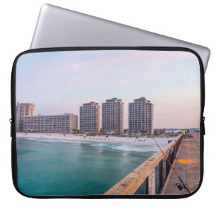 Tidig Navarre Beach Florida Fiskedatorfodral Laptop Fodral