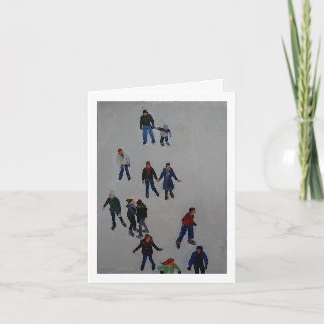 Tidig snö helgkort (Framsida)