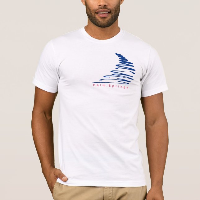 Tidig t-shirt för Linjer_Handflatan Vår (Framsida)