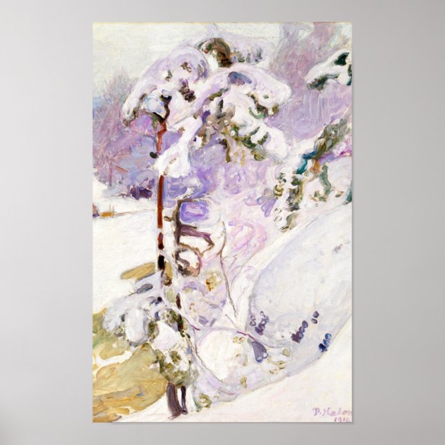 Tidig vår, Pekka Halonen Fine Art Poster (Framsidan)