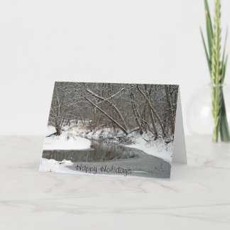 Tidig vinter på att förstenas vårar helgkort