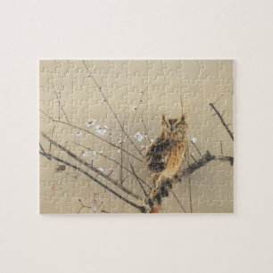 Tidiga plommonblommor av Nishimura Goun, Vintage u Pussel