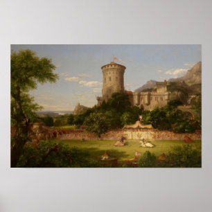 Tidigare (1838) - Thomas Cole Poster