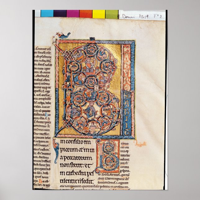 Tidigare "B" som skildrar Kung David Poster (Framsidan)