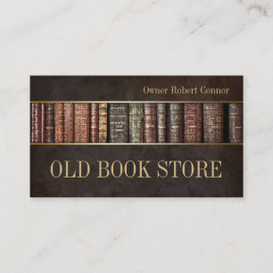Tidigare Bok Store Antique Reaming Shop efter ägar Visitkort