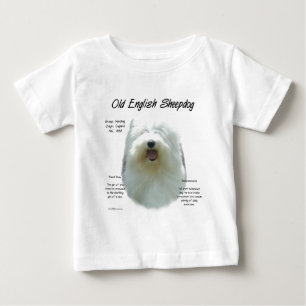 Tidigare design för gamla engelska Sheepdog-hundar T Shirt