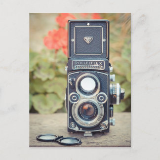 Tidigare dubbelriktad linskamera vykort