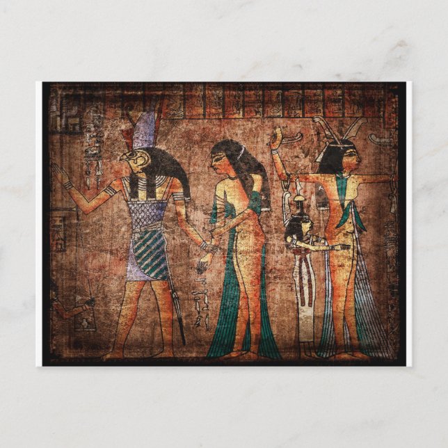 Tidigare Egypten 4 Vykort (Framsida)