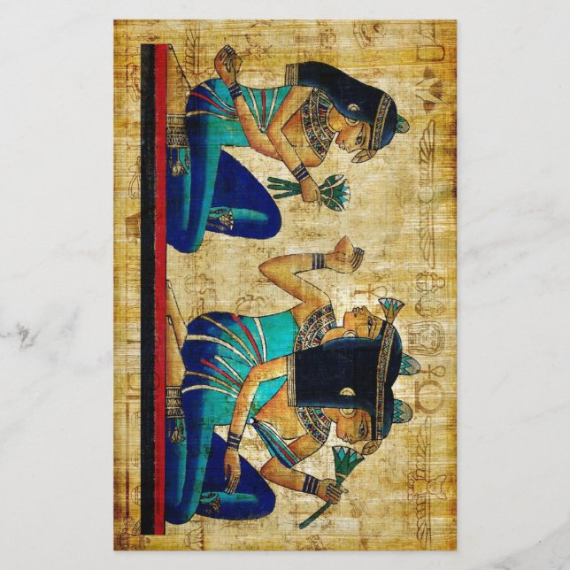 Tidigare Egypten 6 Brevpapper (Framsida)