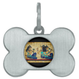 Tidigare Egypten 6 Namnbricka Husdjur