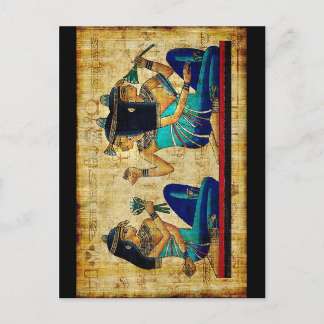 Tidigare Egypten 6 Vykort (Framsida)