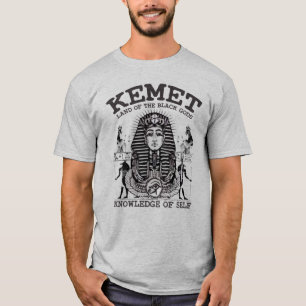 Tidigare Egypten Kemet Black-historik T Shirt