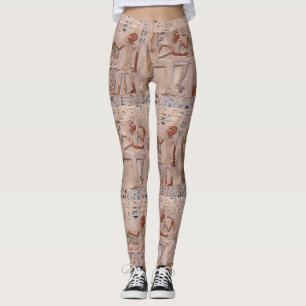 Tidigare egyptiska hieroglyfer Motif Yoga Running Leggings