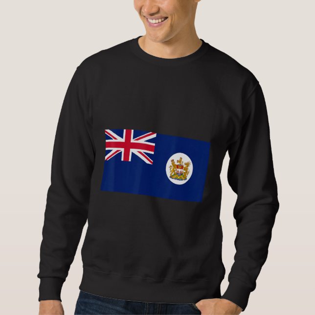 Tidigare flagga för Hong Kong Lång Ärmad Tröja (Framsida)