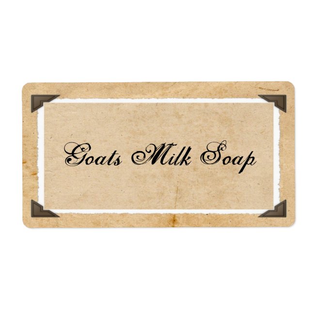 Tidigare fotoproduktetikett fraktsedel (Framsidan)