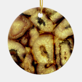 Tidigare Grönt - kvartsparagenter Julgransprydnad Keramik