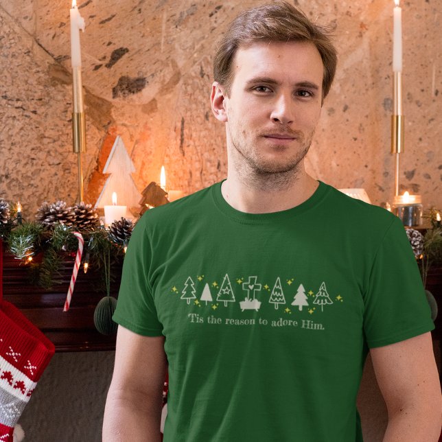 TIDIGARE Grönten FÖR JulNativitet T Shirt (Skapare uppladdad)