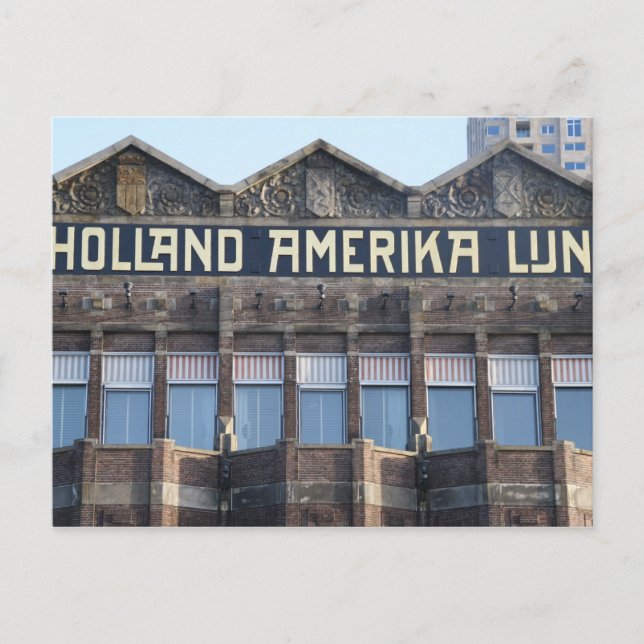 Tidigare HAL-kontor, Rotterdam Vykort (Framsida)