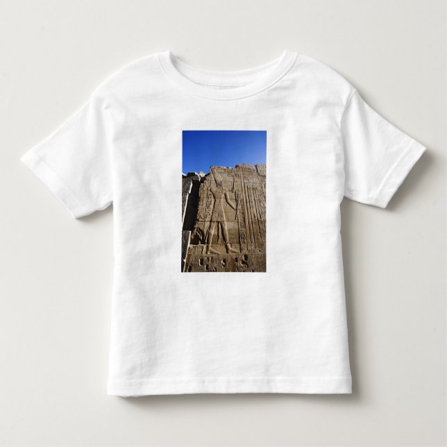 Tidigare hieroglyfer på väggen, Karnaks tempel. T Shirt (Framsida)