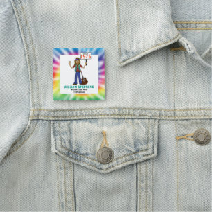 Tidigare Hippie Hippy Tie Dye Class Reunion Namnbricka