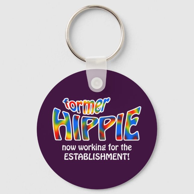 Tidigare Hippie Nyckelring (Framsida)