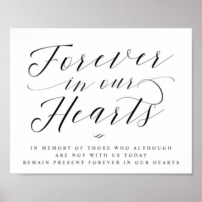 Tidigare i vårt minnesmärke för Hearts Calligraphy Poster (Framsidan)